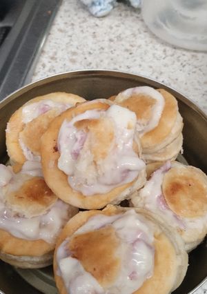 A picture of Creamy ham vol a vonts.