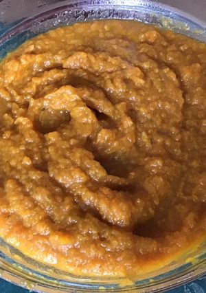 Une photo de Purée de carottes pommes de terre et endives au parmesan