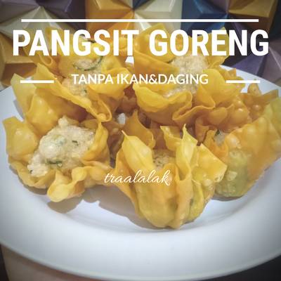 Resep Pangsit Goreng Tanpa Ikan Tanpa Daging Goreng Mekar Oleh Rieora Cookpad