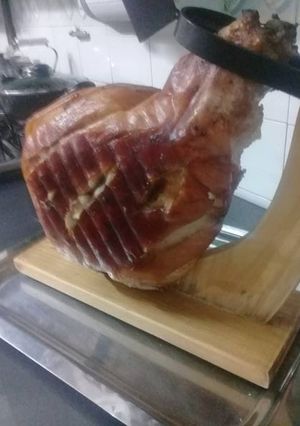 Una foto de Pernil