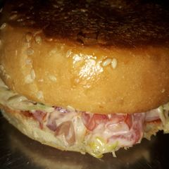 A picture of Hot burger.