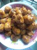 189. Bakso ayam / pentol ayam masak sambel kecap