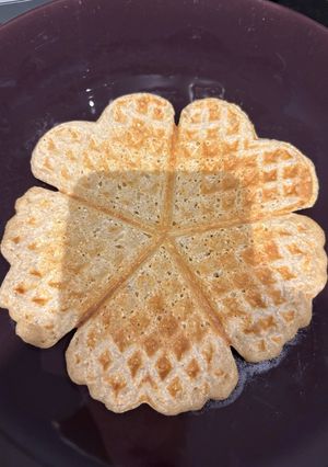Zabos gofri recept fotója