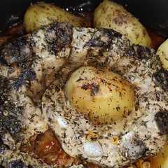 Una foto de Costillar de cerdo en salsa con Crockpot