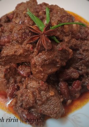 Foto resep Rendang Padang
