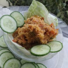 A picture of Italian Upma- a tasty veggie blast.