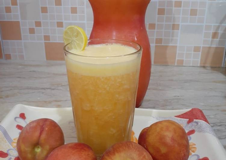 Steps to Make Speedy Peach juice