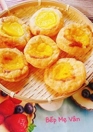 Hình của món Bánh tart trứng bằng nồi chiên không dầu.