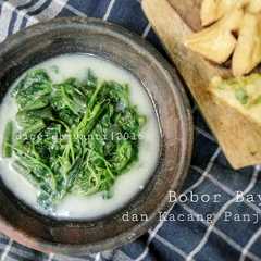 รูปของ Bobor Bayam dan Kacang Panjang