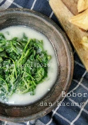 Foto resep Bobor Bayam dan Kacang Panjang