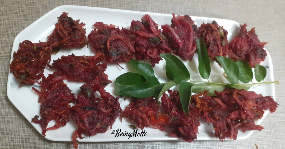Beetroot Carrot Pakora Recipe by Jasmin Motta _ BeingMotta Cookpad