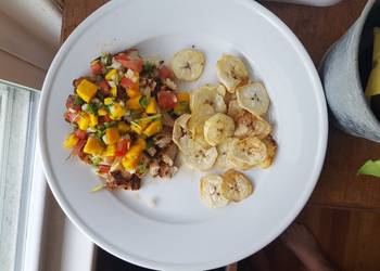 How to Recipe Perfect Blackened chicken with mango salsa