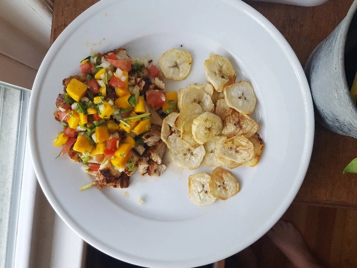 Easy Way Prepare Recipe Blackened chicken with mango salsa that is  Makes Drooling, Really Delicious}