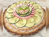 Tarte au concombre et à la sardine