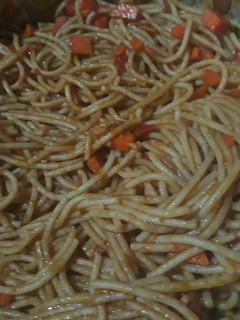 A picture of Spagetti.