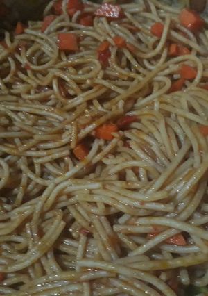 A picture of Spagetti.