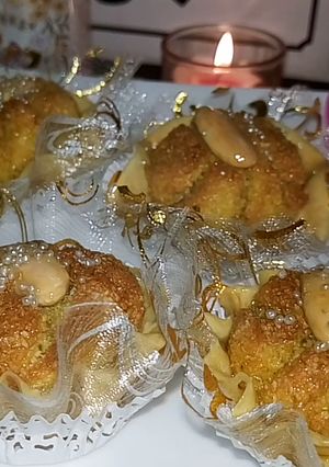 صورة لوصفة حلوى الدزيريات الجزائرية بجوز الهند من ام اسيل