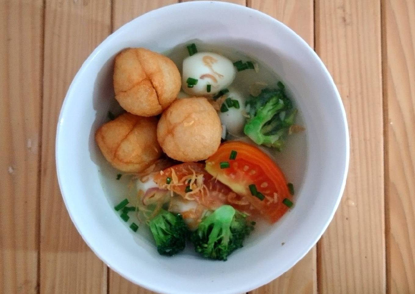 Sop Bakso Goreng