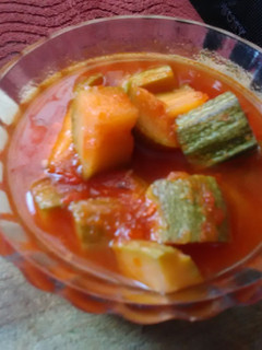 Una foto de Sopa de calabacitas