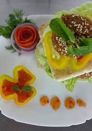 صورة لوصفة الفلافل الشاميه