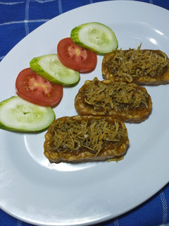 Foto resep Tempe penyet Teri sambal ijo