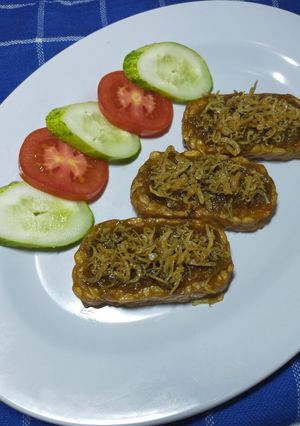 Foto resep Tempe penyet Teri sambal ijo