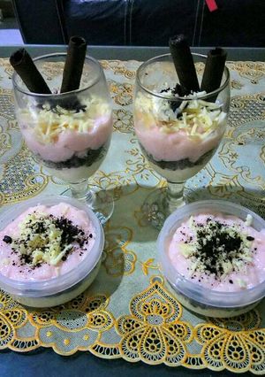 Foto resep Cheese Cake Lumer Strawberry Oreo