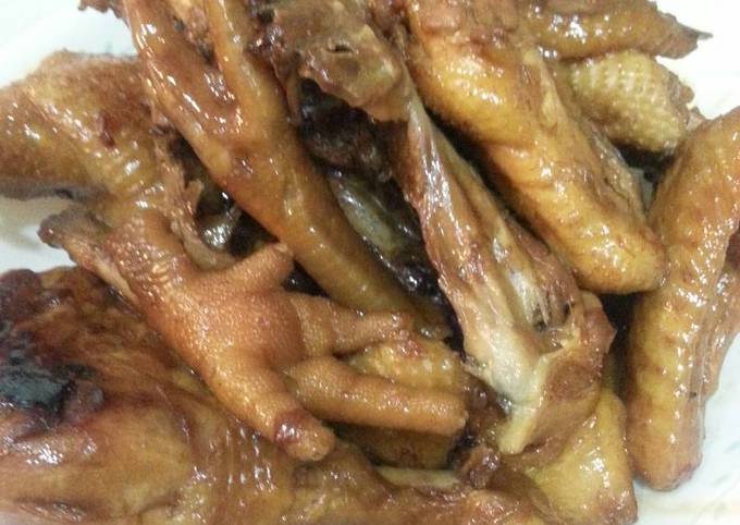 Ayam kecap cina manis asin