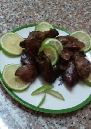 صورة لوصفة كبده دجاج مشويه😋 بطريقتي