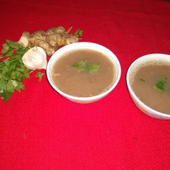 Black gram soup A picture of Black gram soup.
