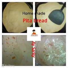 A picture of Pita Bread (flat bread)#1post1hope.