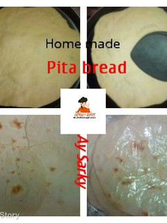 A picture of Pita Bread (flat bread)#1post1hope.