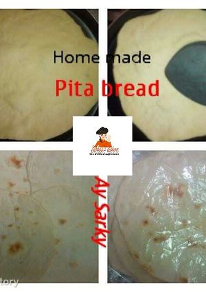 A picture of Pita Bread (flat bread)#1post1hope.