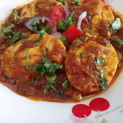 A picture of Egg Curry#4weekschallenge.