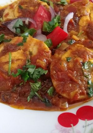 A picture of Egg Curry#4weekschallenge.