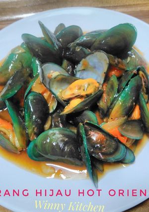 Foto resep Kerang Hijau Hot Oriental #Rabubaru #Seafoodfestival