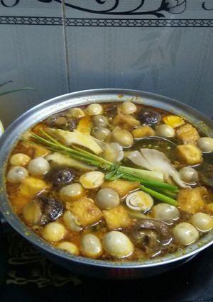 Hình của món Bún Huế Chay.