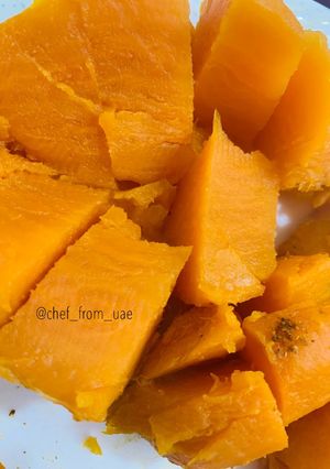 A picture of Roasted sweet potatoes 🍠.