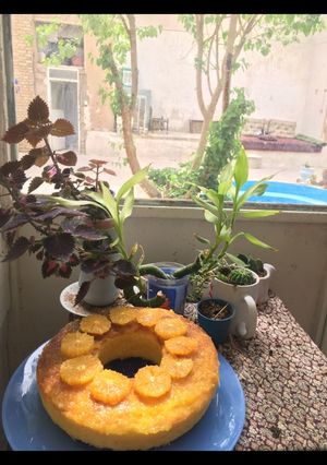 عکسی از دستور کیک پرتقالی