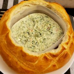 A picture of Creamy Cheese Spinach Dip.