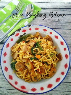 Foto resep Mie Kangkung Belacan