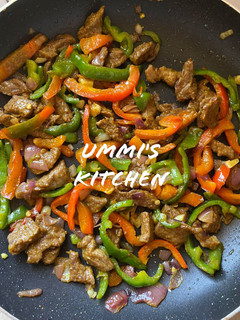 A picture of Beef stir fry.