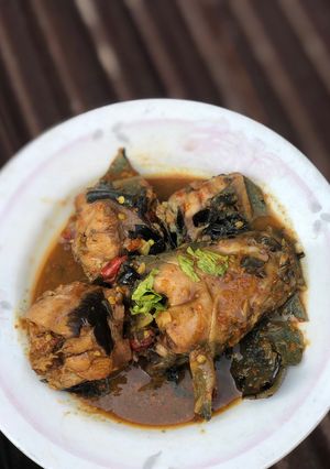 A picture of Catfish pepper soup.