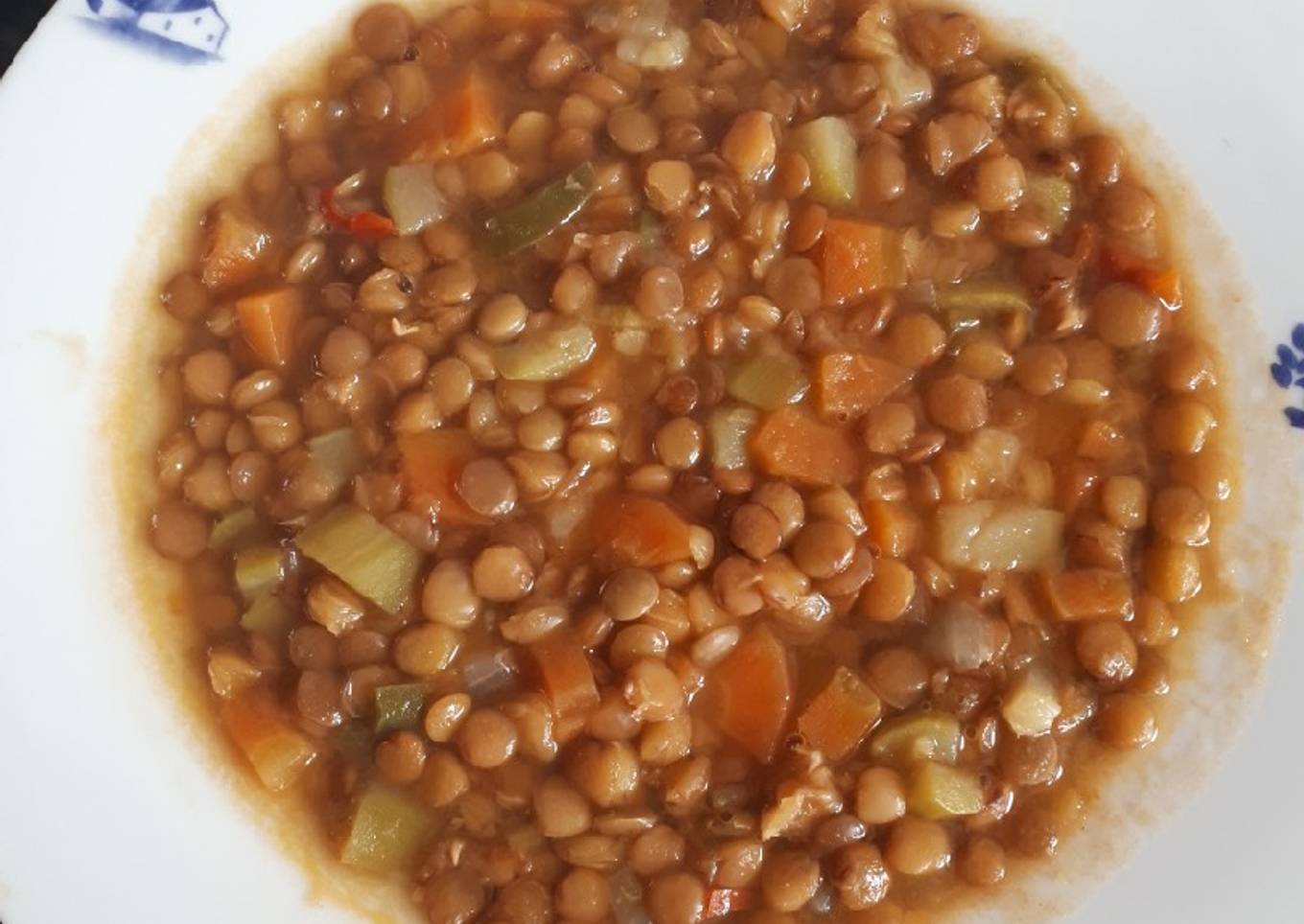 Lentejas con verduras