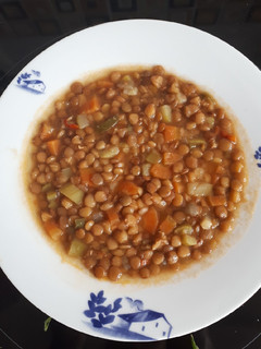Una foto de Lentejas con verduras