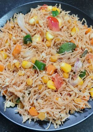 A picture of Vermicelli Upma.
