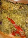 Arroz con pollo peruano