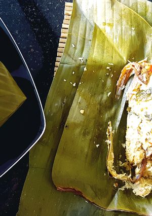 Foto resep Botok Tempe,Teri Pake Daun Kemangi