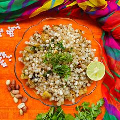 Sabudana khichadi A picture of Sabudana khichadi.