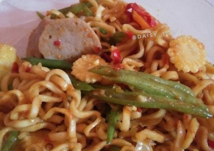 Resep Mie goreng sayuran Anti Gagal